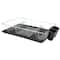Kitchen Details Black 3-Piece Chrome Dish Rack with Tray